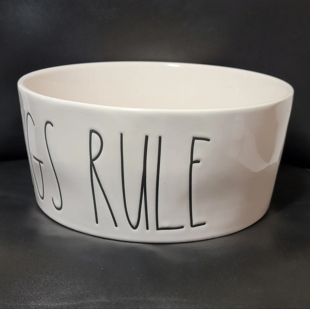Rae Dunn “DOG'S RULE” 8